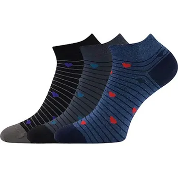 Dámské oblečení Lonka Faxi Dámské kotníkové ponožky - 3 páry BM000005486100100029 mix B 39-42 (26-28)