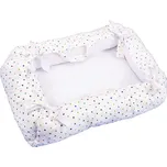 Hnízdečko pro miminko - Bílý s barevnými puntíky