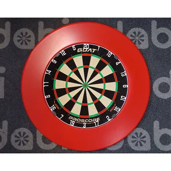 Terč na šipky Goat set DOUBLE - terč Proscore + okruží Red