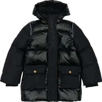 Kojenecká bunda Mikk-Line Mikk - Line dětská prošívaná puffer bunda 15009 - Black Velikost: 104
