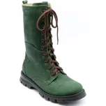 LESTA kožené kozačky 8010-6096 zelená Velikost: 40