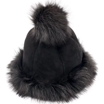 Čepice GEPARD Kožešinová čepice hučka černá Velikost: XL