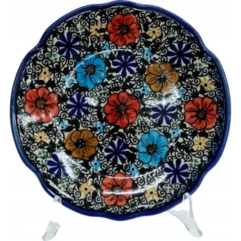 Talíř Keramický dezertní talíř 21,5 cm Bolesławiec