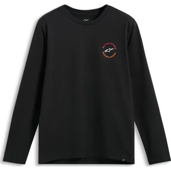 Pánské tričko Triko TRUE CSF dlouhý rukáv, ALPINESTARS (černá) (Velikost: L)