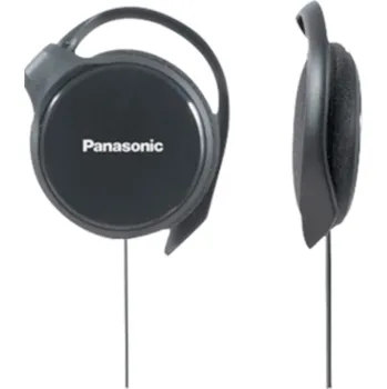 Sluchátka Panasonic RP-HS46 ultraplochá klipsní sluchátka do uší (30mm měniče, ergonomický chrámový design, 20 Hz - 20 kHz), černá
