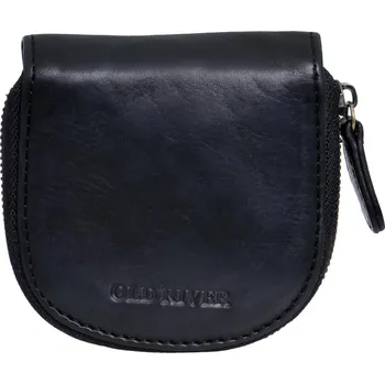 Peněženka Peněženka na drobné kožená podkova se zipem 91179 černá, Old River