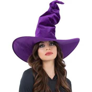 SmiffysFialový čarodějnický klobouk sametový