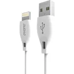 Dudao kabel USB - Lightning, 2,4A, 1m, bílý