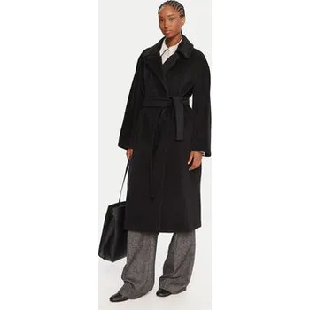 Dámský kabát Marella Vlněný kabát English 2523016142 Černá Regular Fit 46