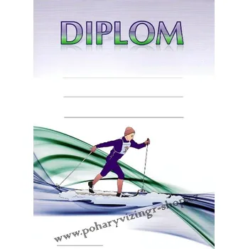 VIZINGR Lyžování diplom A4 č.13