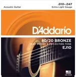 D'Addario EJ10 Struny pro akustickou kytaru