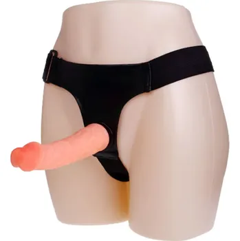 Připínací penis Realistické připínací dildo s postrojem