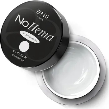 Lak na nehty ENII NAILS ENII-NAILS ENII Stavební UV LED Gel No Hema 01 Clear, 15 ml