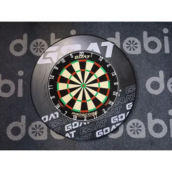 Terč na šipky Goat set DOUBLE - terč Proscore + okruží Black 003