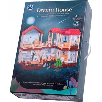 Domeček pro panenku Domeček pro panenky Ikonka Dream House 51,5 cm