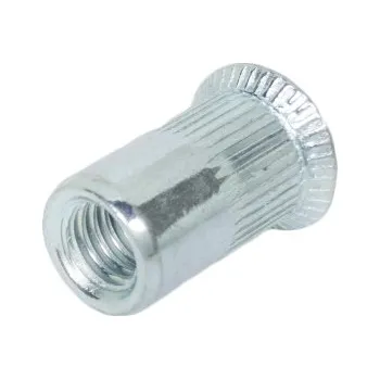 Matice Samojistné matice s kuželovou přírubou M5x13 AN318 pozinkované 5ks