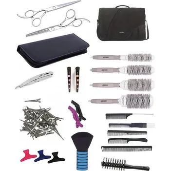 Kosmetický kufr PRO FEEL JAPAN SET Brašna XUB LEFT Kadeřnický set pro učně - textilní brašna s vybavením pro leváky