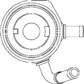 Chladič motoru Olejový chladič, motorový olej, CLC 195 000S