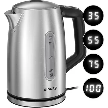 Rychlovarná konvice Siguro Metalist Advanced Control D470SU