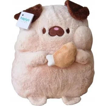 plyšák Plyšák pejsek kulička mops s masíčkem 33 cm