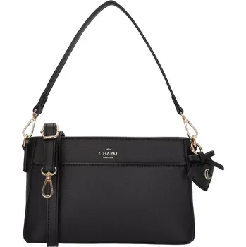 Kabelka Černá elegantní crossbody kabelka "Samantha"