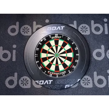 Terč na šipky Goat set DOUBLE - terč Everscore + okruží Black 004