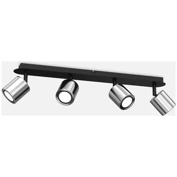 Černo-niklová světelná lišta se 4 body DEMIA