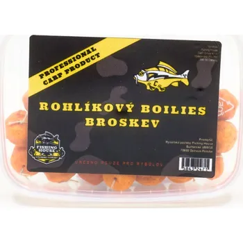 Boilies Fishing House Rohlíkový boilies 40g Broskev Průměr: 20mm