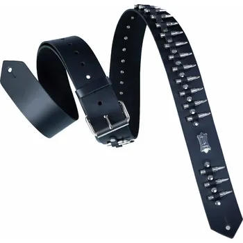 Kytarový popruh Levy's Rebel Leathers Bullets Kytarový pás