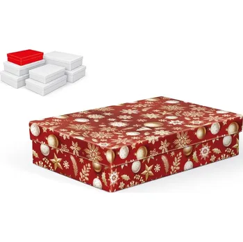 Dárková krabička MFP krabice dárková vánoční A-V012-B 26x17x6cm 5371302