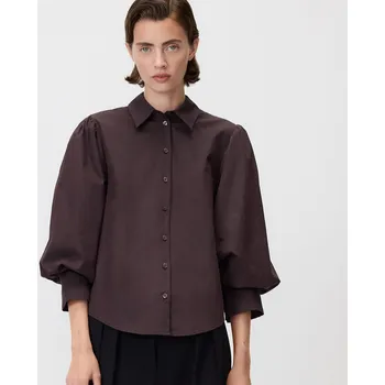 Pánská košile Reserved - Košile s balónkovými rukávy - hnědá - 050IC-88X - 050IC-88X-XL