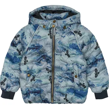 Kojenecká bunda Mikk-Line Mikk - Line dětská zimní puffer bunda s potiskem 13000 - Blue Nights Velikost: 116