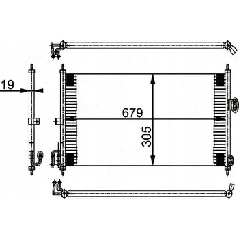 Výparník klimatizace Behr Hella Service 8FC 351 038-581 chladič klimatizace