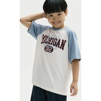 Reserved - Bavlněné tričko - bleděmodrá - 035FH-05X - 035FH-05X-158