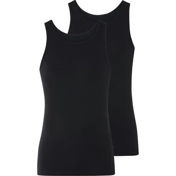 esmara Men Pánský nátělník s BIO bavlnou, 2 kusy (černá, 5/M)