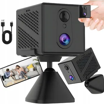 Zabezpečení domácnosti MINI HD 1080P WIFI MONITOROVACÍ KAMERA S PIR DETEKCÍ, ČERNÁ