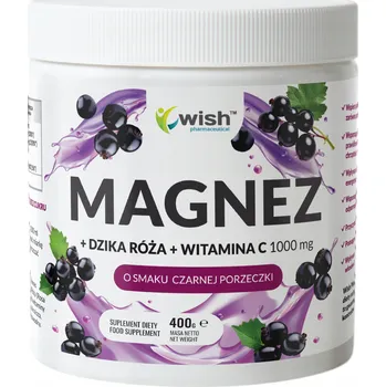 Černý rybíz HOŘČÍK v prášku 400g ŠÍPKOVÁ RŮŽE VITAMÍN C citrát