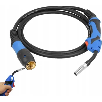 Svářečka SVAŘOVACÍ HOŘÁK PRO MIGOMAT MIG MAG EURO PŘÍPOJ MB15 3m