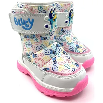 Dívčí bačkory Biomecanics Dětské sněhule Garvalín - Bluey - Bílo/ růžové 251890-B050 25, Vnitřní délka boty: 15,5 cm