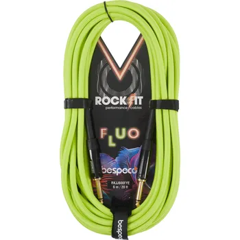 Audio kabel Bespeco ROCKIT FLUO Yellow 6 m