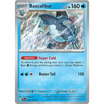 Sběratelská karetní hra Baxcalibur 060/193 - Paldea Evolved Typ karty: Holo