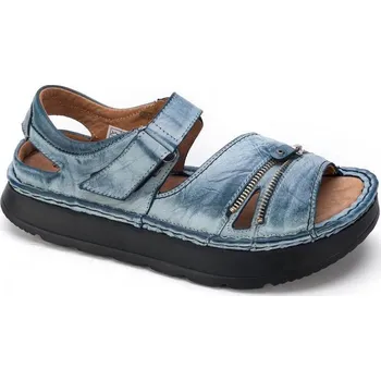 Dámské sandále LESTA Sandály 2578-2-15 jeans Velikost: 42