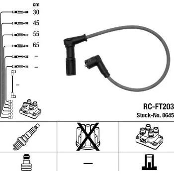 Zapalovací kabel Sada kabelů pro zapalování, 0645
