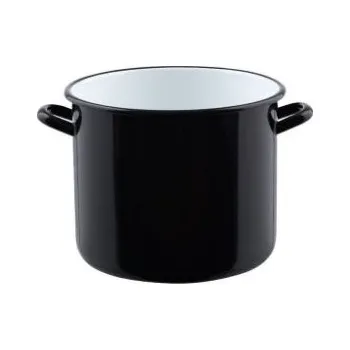 Hrnec Smaltovaný vysoký hrnec - 12 l - černý