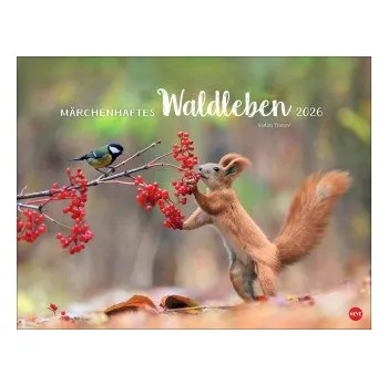 Kalendář Vadim Trunov: Märchenhaftes Waldleben Posterkalender 2026 (DE)