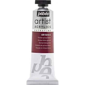 Vodová barva Pébéo Artist Akrylová barva Quinacridone Garnet 37 ml 1 ks