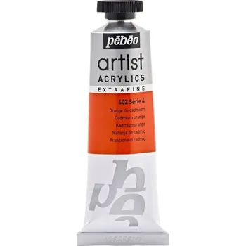 Vodová barva Pébéo Artist Akrylová barva Cadmium Orange 37 ml 1 ks