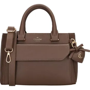 Kabelka Hnědá zdobená kabelka přes rameno „Mia“