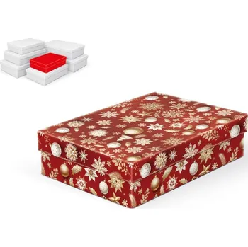 Dárková krabička MFP krabice dárková vánoční A-V012-A 24x16x6cm 5371301
