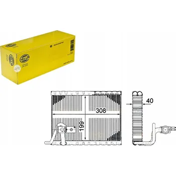 Klimatizace automobilu VÝPARNÍK KLIMATIZACE CITROEN DS5 PEUGEOT 3008, 5008